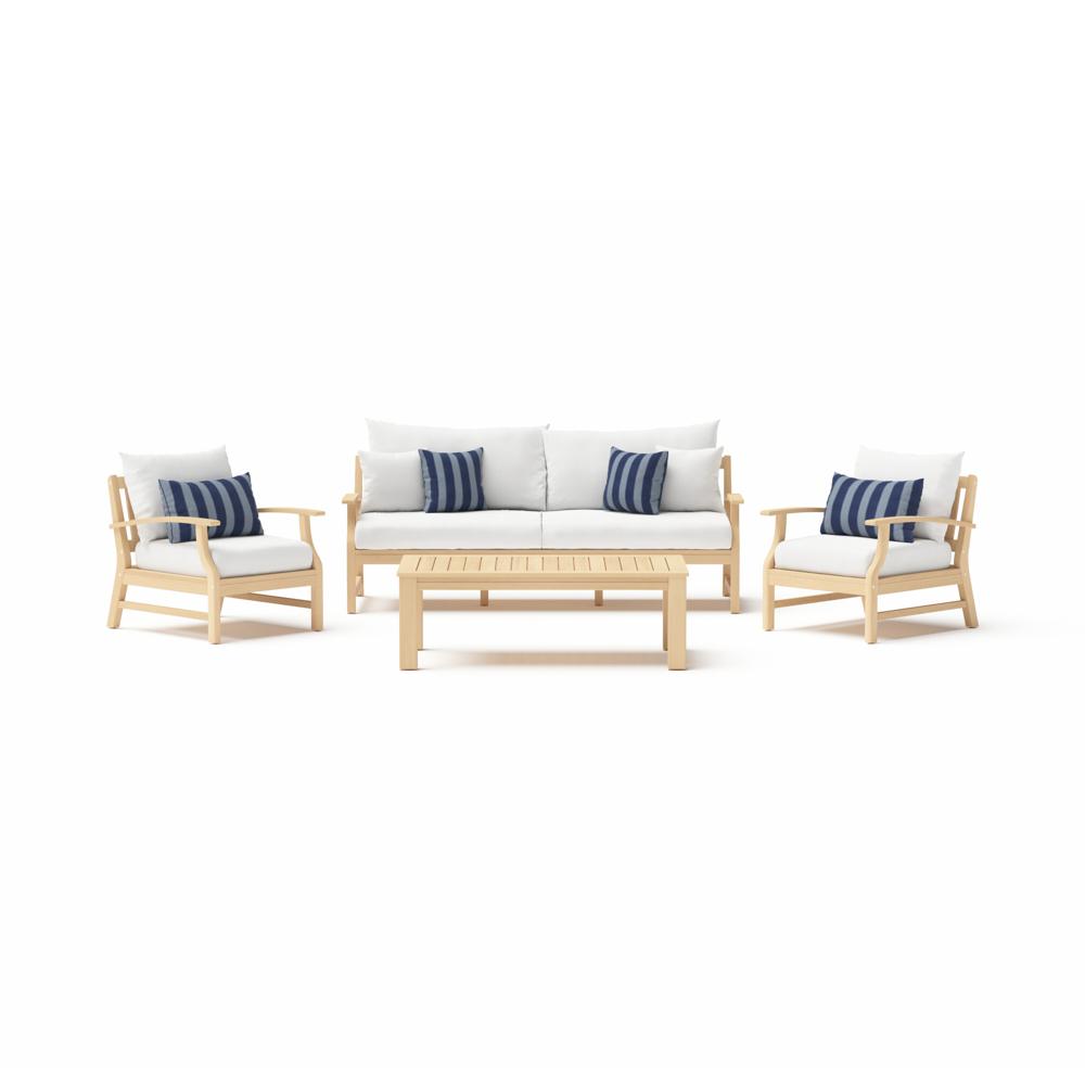 Kooper™ 4 Piece Outdoor Sofa & Club Chair Set - Centered Ink