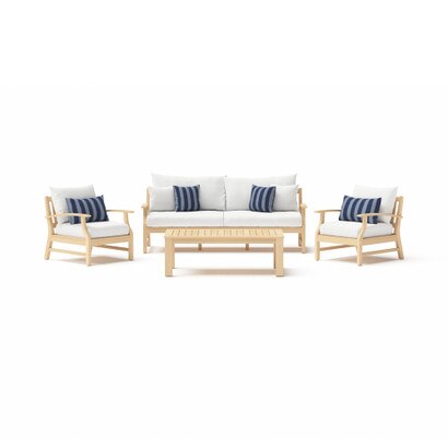 Kooper™ 4 Piece Outdoor Sofa & Club Chair Set - Centered Ink