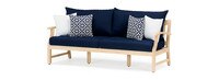 Kooper™ 4 Piece Sunbrella® Outdoor Sofa & Club Chair Set - Navy Blue
