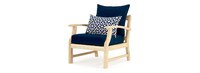 Kooper™ 4 Piece Sunbrella® Outdoor Sofa & Club Chair Set - Navy Blue