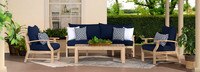 Kooper™ 4 Piece Sunbrella® Outdoor Sofa & Club Chair Set - Spa Blue