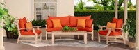 Kooper™ 4 Piece Sunbrella® Outdoor Sofa & Club Chair Set - Spa Blue