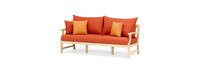 Kooper™ 4 Piece Outdoor Sofa & Club Chair Set - Tikka Orange