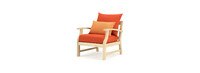 Kooper™ 4 Piece Outdoor Sofa & Club Chair Set - Tikka Orange