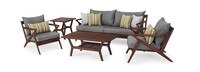 Vaughn™ 5 Piece Outdoor Seating Set - Charcoal Gray