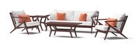 Vaughn™ 5 Piece Outdoor Seating Set - Cast Coral
