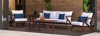 Vaughn™ 5 Piece Sunbrella® Outdoor Seating Set - Navy Blue