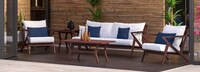 Vaughn™ 5 Piece Outdoor Seating Set - Spa Blue