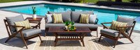 Vaughn™ 5 Piece Outdoor Seating Set - Spa Blue