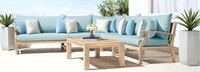 Kooper™ 6 Piece Sectional - Navy Blue