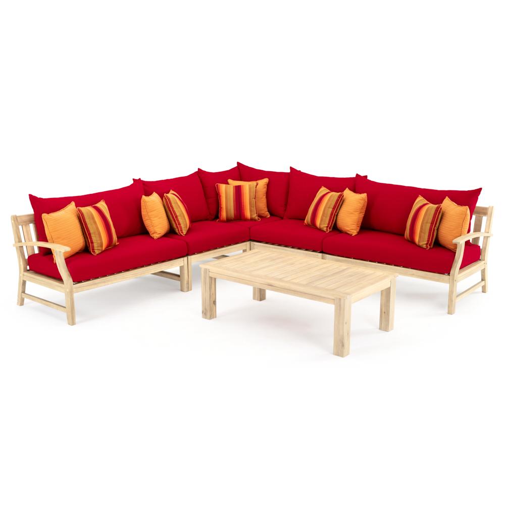 Kooper™ 6 Piece Sectional - Sunset Red