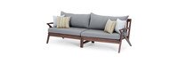 Vaughn™ 6 Piece Outdoor Sectional - Charcoal Gray