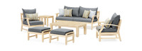 Kooper™ 7 Piece Sunbrella® Outdoor Sofa & Club Chair Set - Charcaol Gray