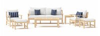 Kooper™ 7 Piece Outdoor Sofa & Club Chair Set - Centered Ink