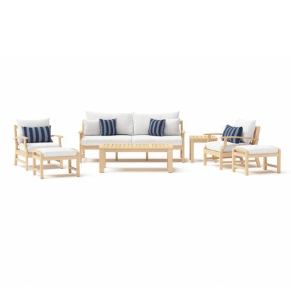 Kooper™ 7 Piece Outdoor Sofa & Club Chair Set - Centered Ink