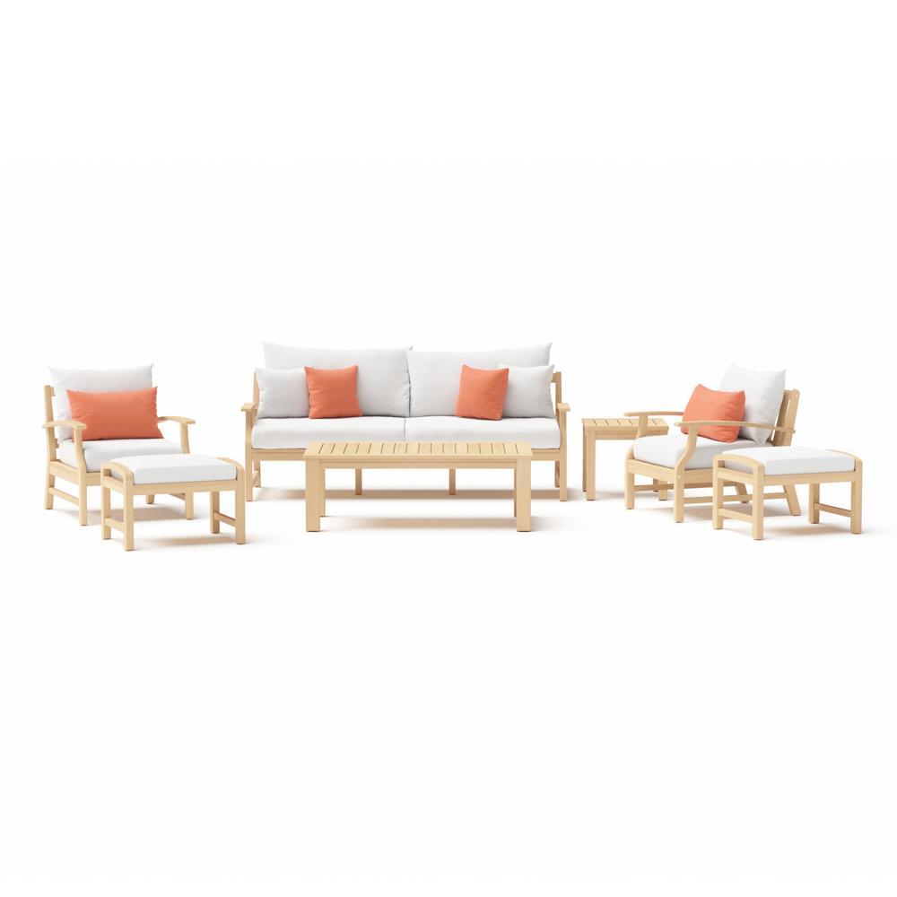 Kooper™ 7 Piece Outdoor Sofa & Club Chair Set - Cast Coral