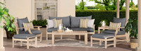Kooper™ 7 Piece Outdoor Sofa & Club Chair Set - Spa Blue