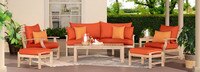 Kooper™ 7 Piece Sunbrella® Outdoor Sofa & Club Chair Set - Spa Blue