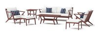 Vaughn™ 7 Piece Outdoor Sofa and Club Chair Set - Centered Ink