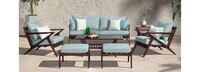 Vaughn™ 7 Piece Outdoor Sofa and Club Chair Set - Cast Coral