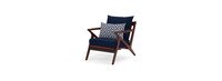 Vaughn™ 7 Piece Outdoor Sofa and Club Chair Set - Navy Blue