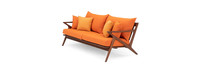 Vaughn™ 7 Piece Sunbrella® Outdoor Sofa & Club Chair Set - Tikka Orange