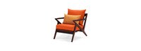 Vaughn™ 7 Piece Outdoor Sofa and Club Chair Set - Tikka Orange