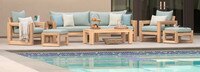 Benson™ 8 Piece Sunbrella® Outdoor Sofa & Club Chair Set - Canvas Black