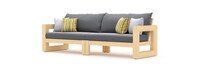 Benson™ 8 Piece Sunbrella® Outdoor Sofa & Club Chair Set - Charcoal Gray