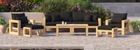 Benson™ 8 Piece Sunbrella® Outdoor Sofa & Club Chair Set - Charcoal Gray