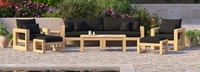 Benson™ 8 Piece Sunbrella® Outdoor Sofa & Club Chair Set - Navy Blue