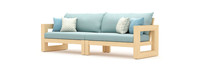 Benson™ 8 Piece Sunbrella® Outdoor Sofa & Club Chair Set - Spa Blue