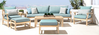 Kooper™ 8 Piece Sunbrella® Outdoor Sofa & Club Chair Set - Charcoal Gray