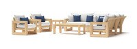 Benson™ 9 Piece Sunbrella® Outdoor Seating Set - Bliss Ink