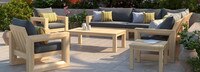 Benson™ 9 Piece Sunbrella® Outdoor Seating Set - Navy Blue