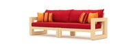 Benson™ 9 Piece Sunbrella® Outdoor Seating Set - Sunset Red