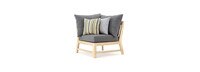 Kooper™ 9 Piece Sunbrella® Outdoor Seating Set - Charcoal Gray
