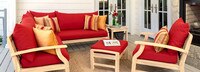 Kooper™ 9 Piece Sunbrella® Outdoor Seating Set - Charcoal Gray