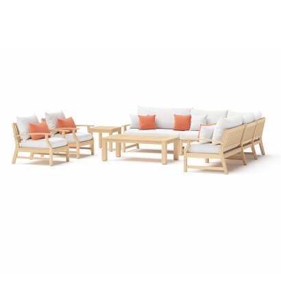 Kooper™ 9 Piece Seating Set - Cast Coral