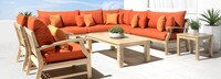 Kooper™ 9 Piece Seating Set - Sunset Red