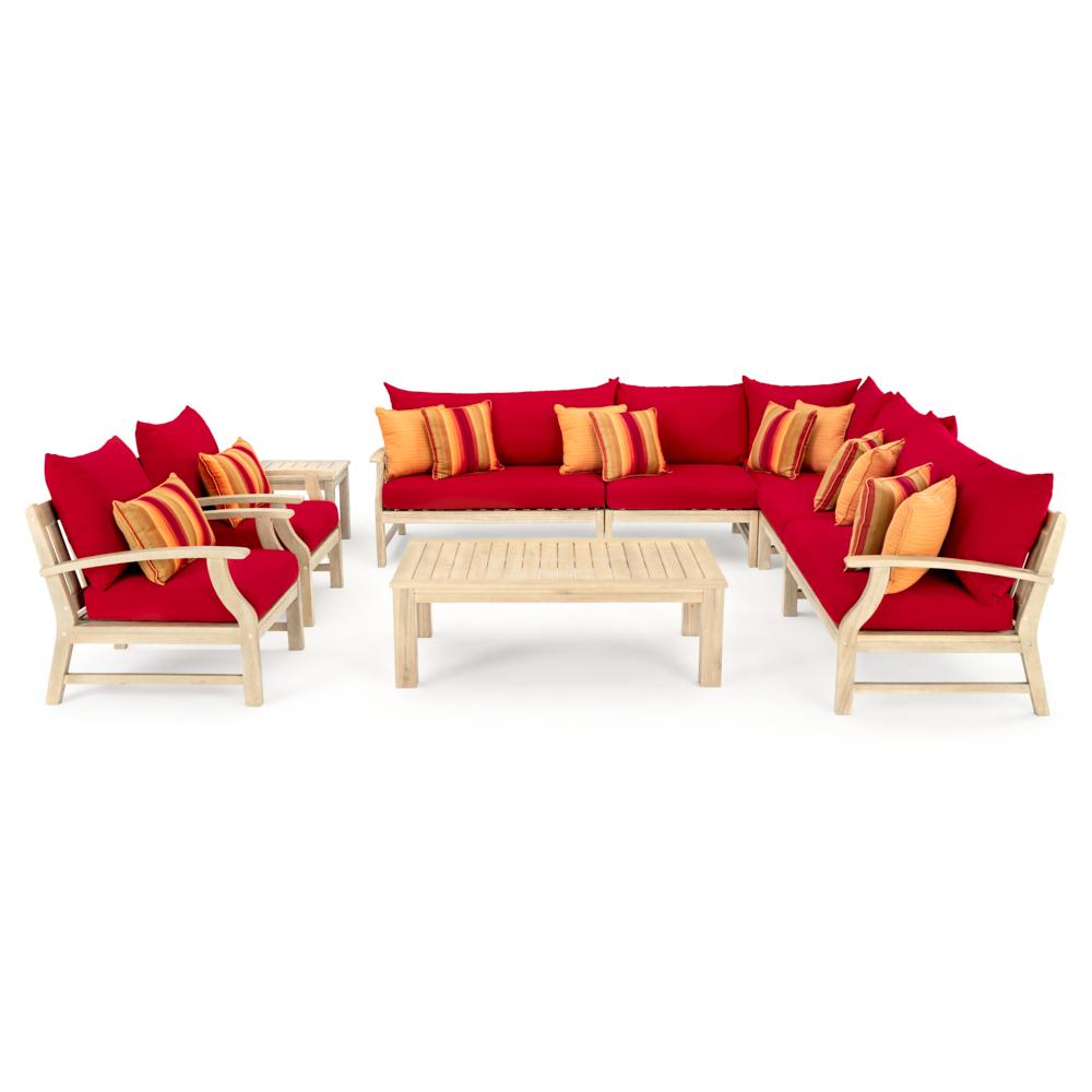 Kooper™ 9 Piece Seating Set - Sunset Red