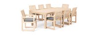 Benson™ 9 Piece Dining Set - Charcoal Gray