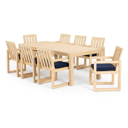 Benson™ 9 Piece Dining Set - Navy Blue