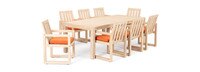 Benson™ 9 Piece Dining Set - Tikka Orange