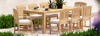 Kooper™ 9 Piece Sunbrella® Outdoor Dining Set - Bliss Linen
