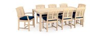 Kooper™ 9 Piece Sunbrella® Outdoor Dining Set - Navy Blue