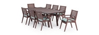 Vaughn™ 9 Piece Outdoor Dining Set - Spa Blue