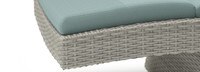 Portofino® Comfort Set of 2 Sunbrella® Outdoor Lounger Cushions - Spa Blue