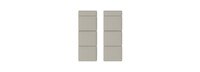 Portofino® Casual Set of 2 Sunbrella® Outdoor Lounger Cushions - Taupe Mist