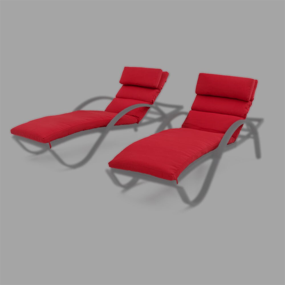 Modular Outdoor Set of 2 Sunbrella® Lounge Cushions - Sunset